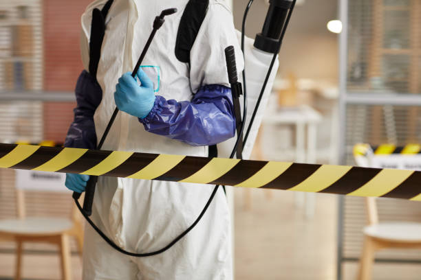 Professional Blood Cleanup technician working in Clearwater, NE